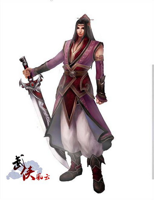 先睹为快 《武侠风云》七大门派角色精彩原画